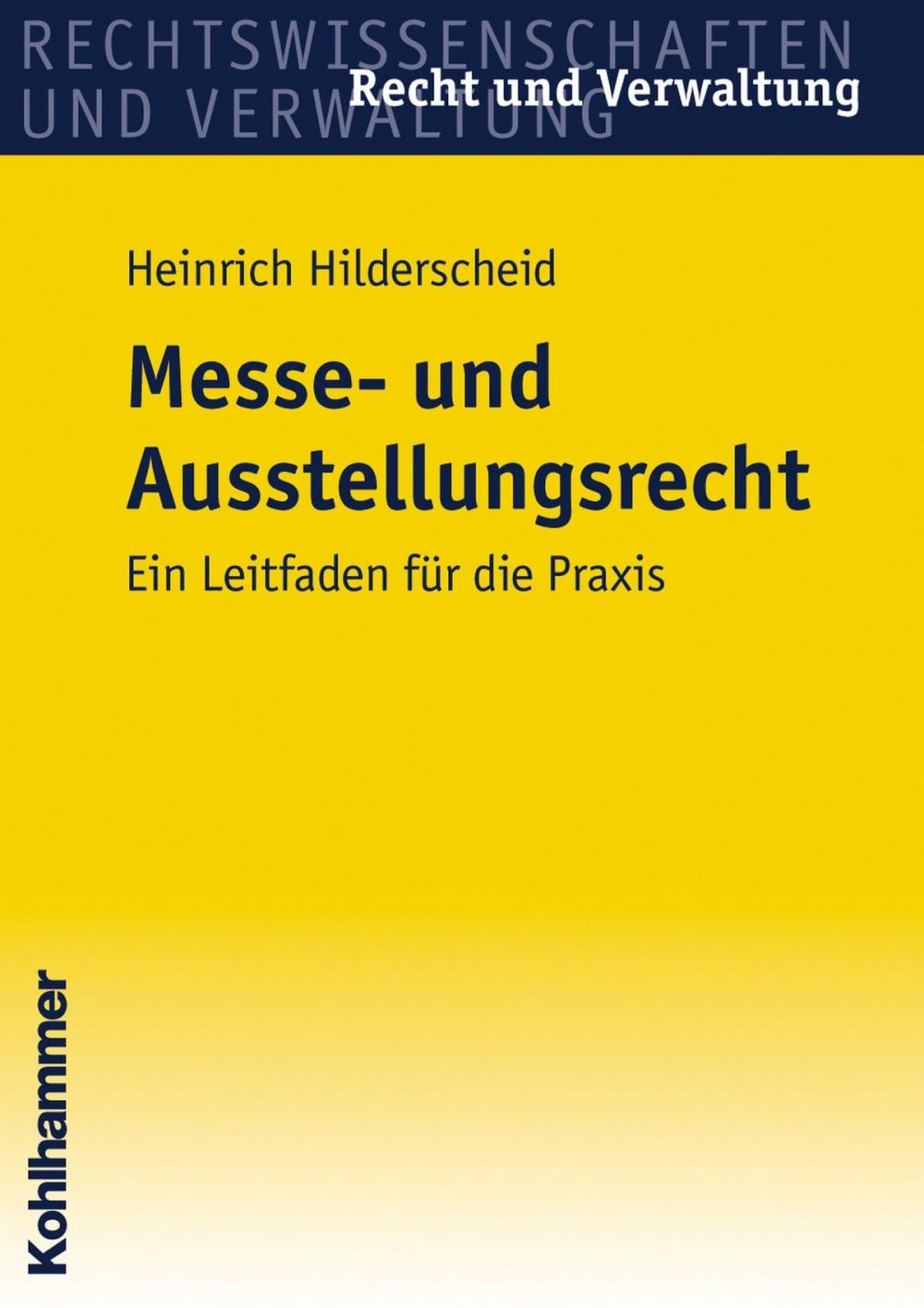 Big bigCover of Messe- und Ausstellungsrecht