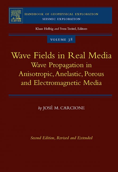 Cover of the book Wave Fields in Real Media by José M. Carcione, Elsevier Science