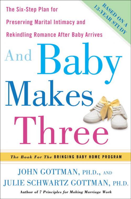 Cover of the book And Baby Makes Three by Julie Schwartz Gottman, John Gottman, PhD, Potter/Ten Speed/Harmony/Rodale