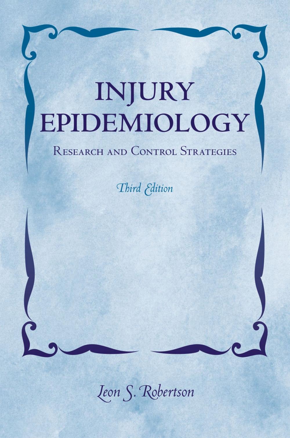 Big bigCover of Injury Epidemiology