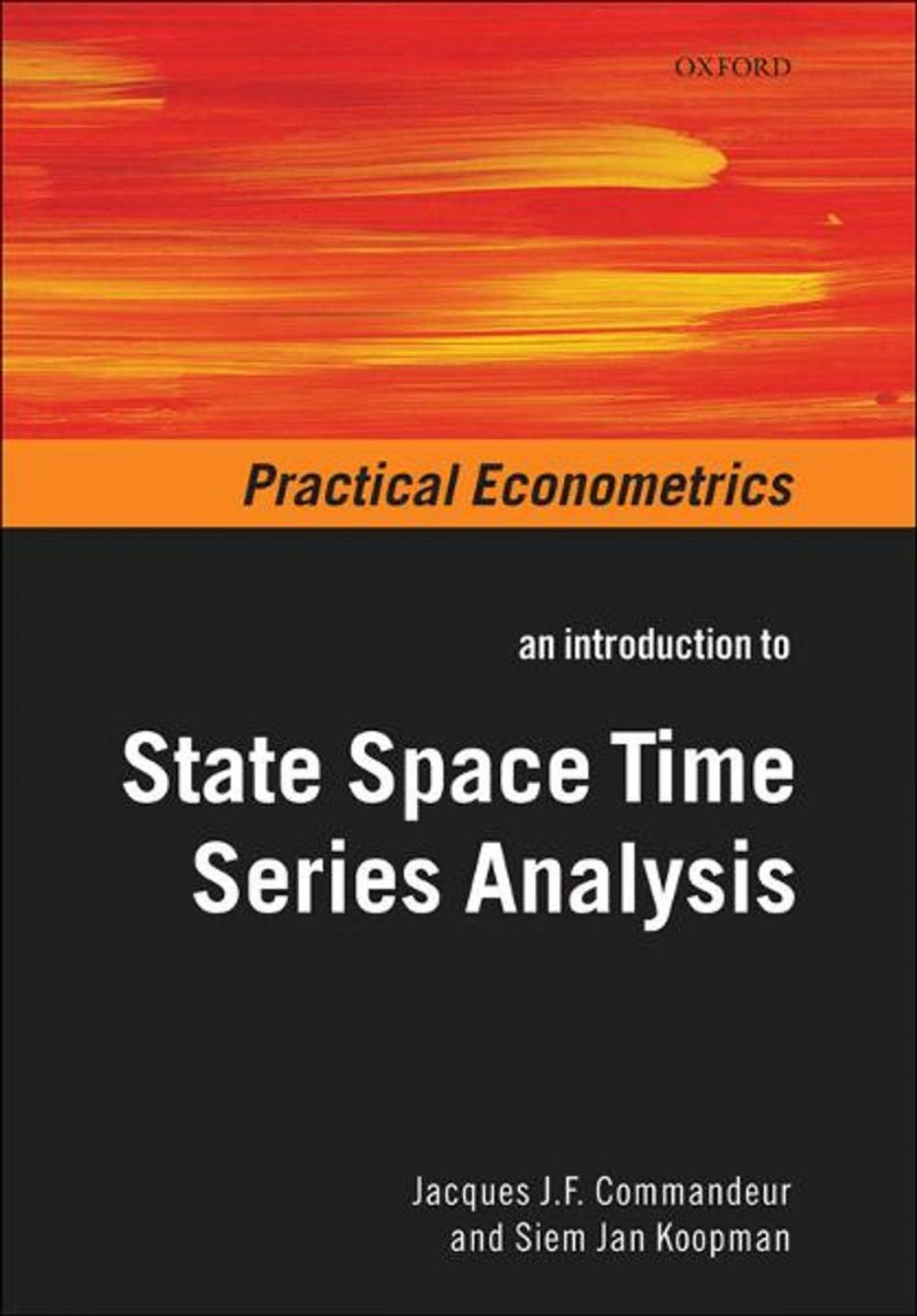 Big bigCover of An Introduction to State Space Time Series Analysis