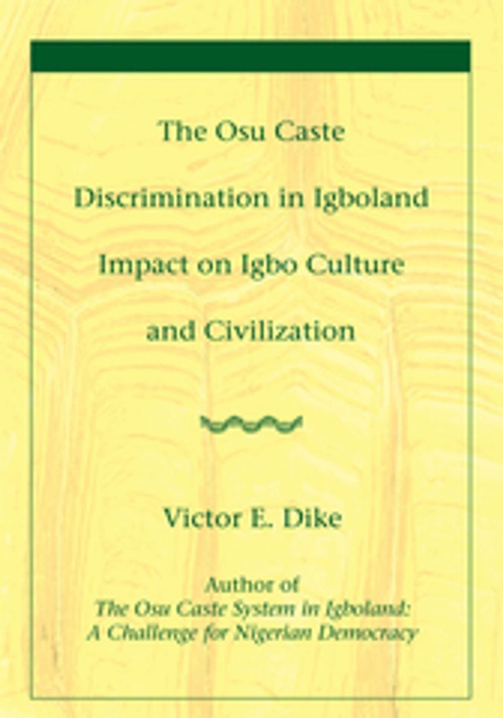 Big bigCover of The Osu Caste Discrimination in Igboland