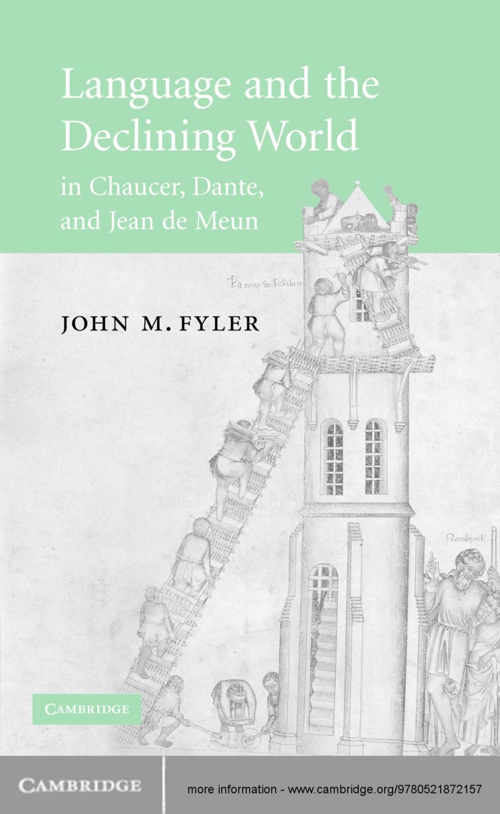 Big bigCover of Language and the Declining World in Chaucer, Dante, and Jean de Meun