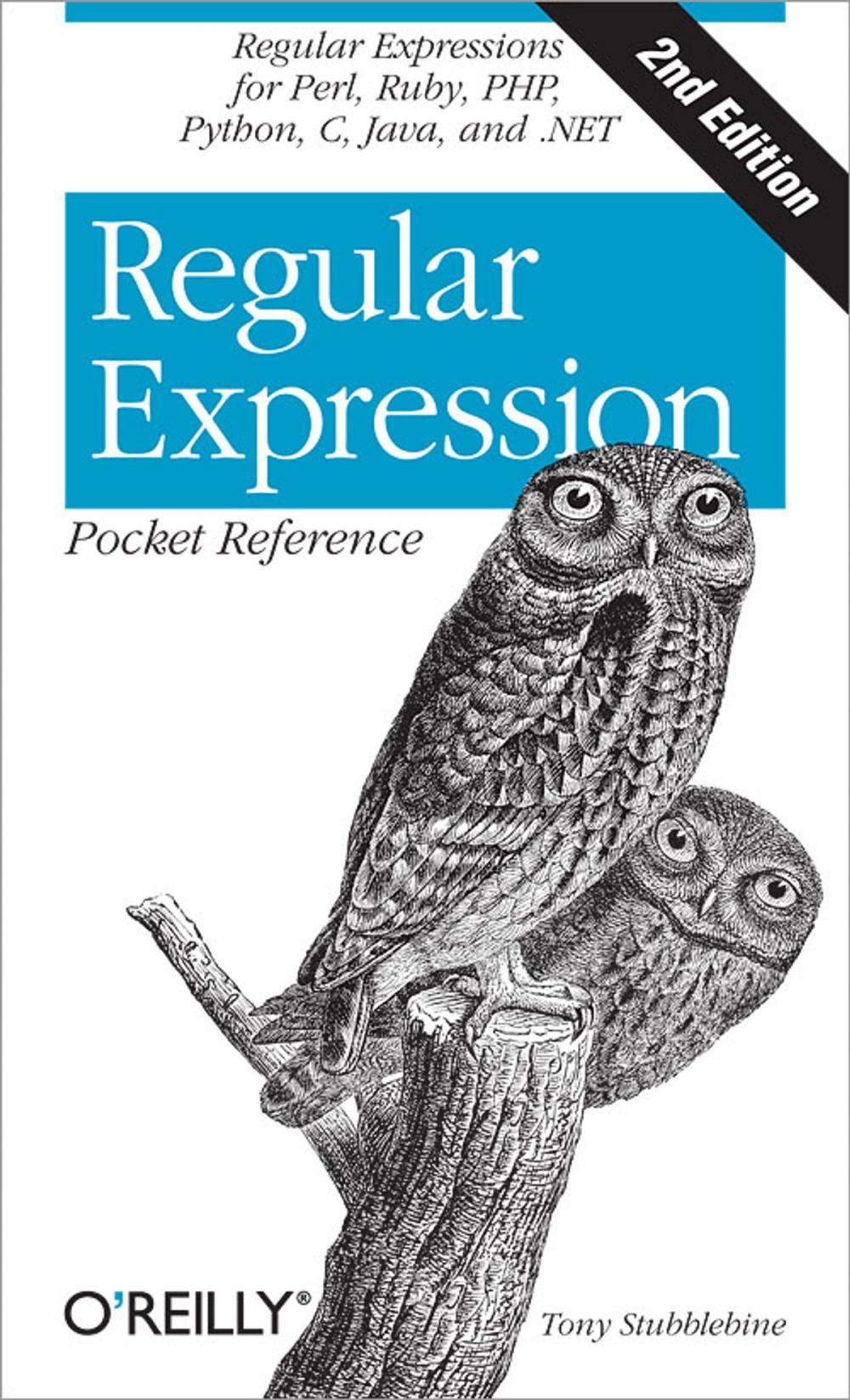 Big bigCover of Regular Expression Pocket Reference