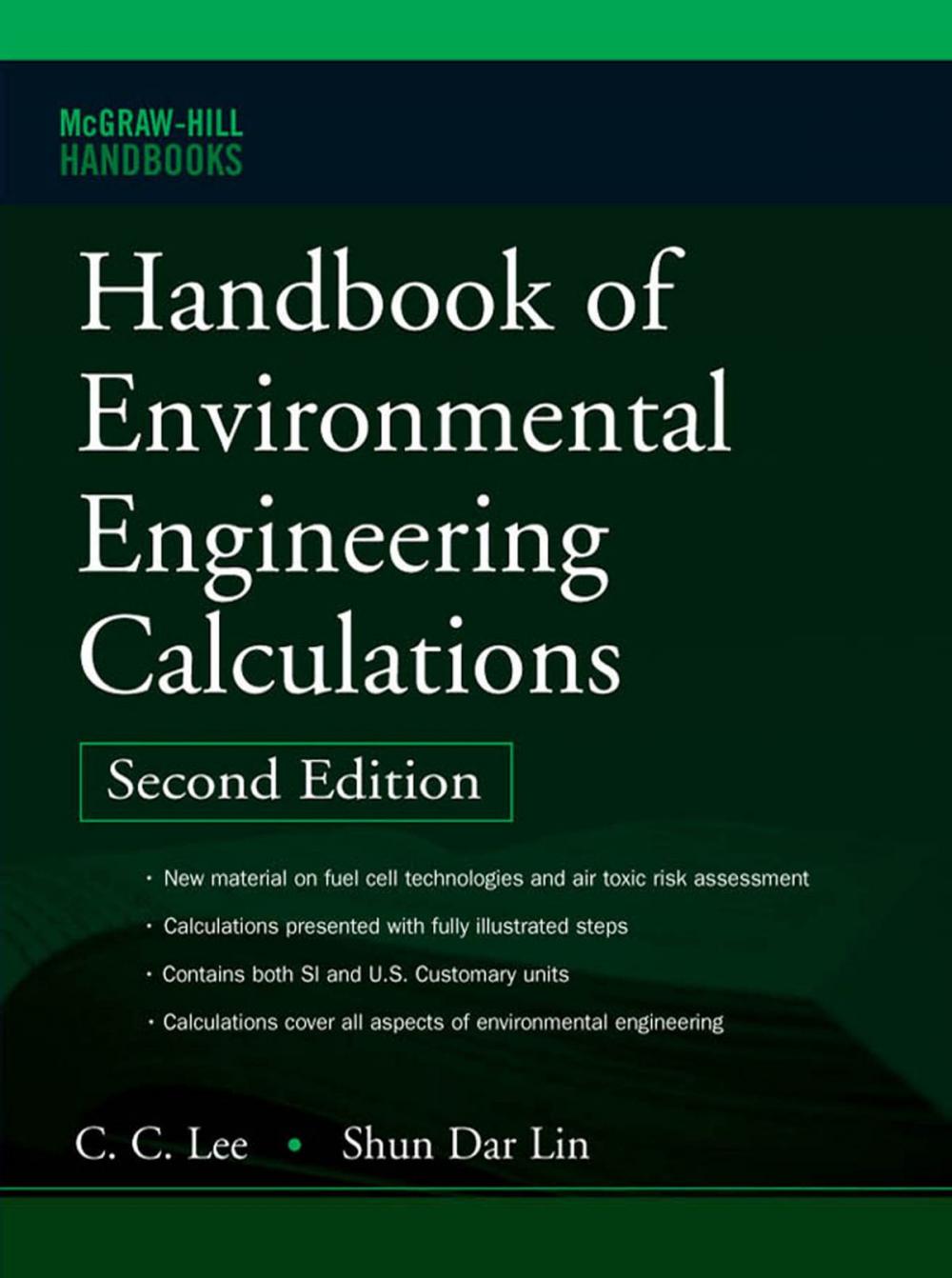 Big bigCover of Handbook of Environmental Engineering Calculations 2nd Ed.