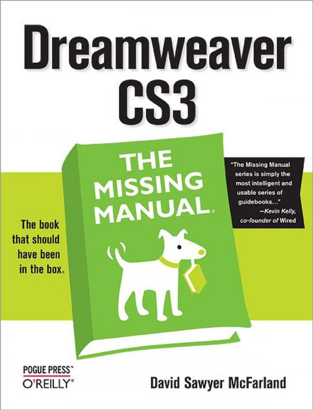 Big bigCover of Dreamweaver CS3: The Missing Manual