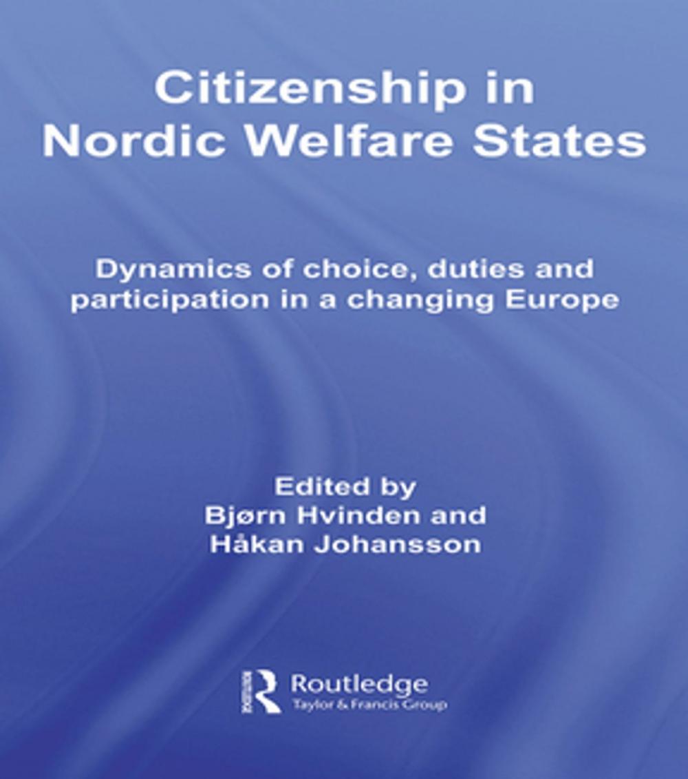 Big bigCover of Citizenship in Nordic Welfare States