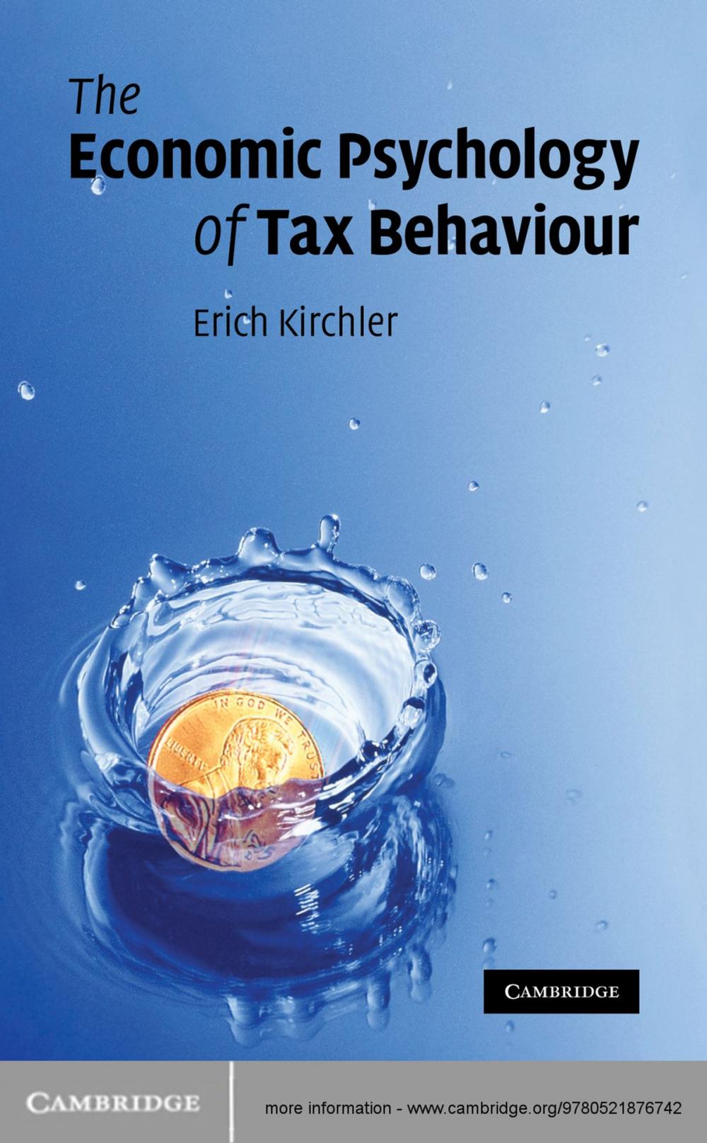 Big bigCover of The Economic Psychology of Tax Behaviour