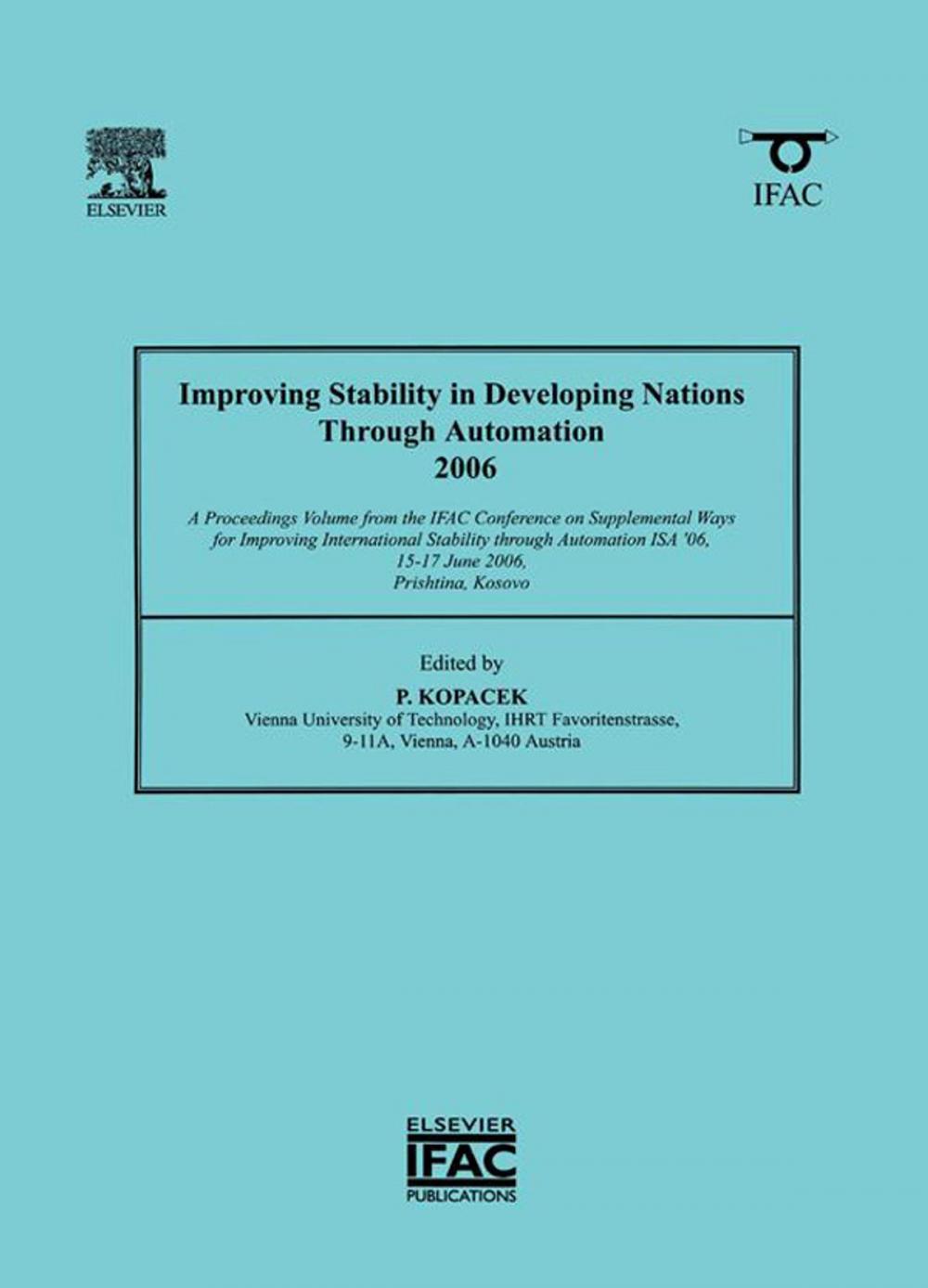 Big bigCover of Improving Stability in Developing Nations through Automation 2006