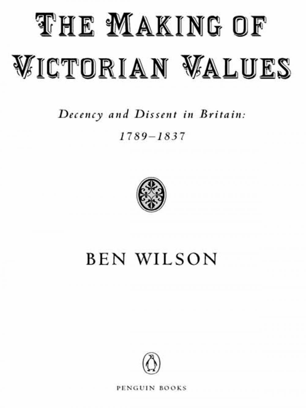 Big bigCover of The Making of Victorian Values