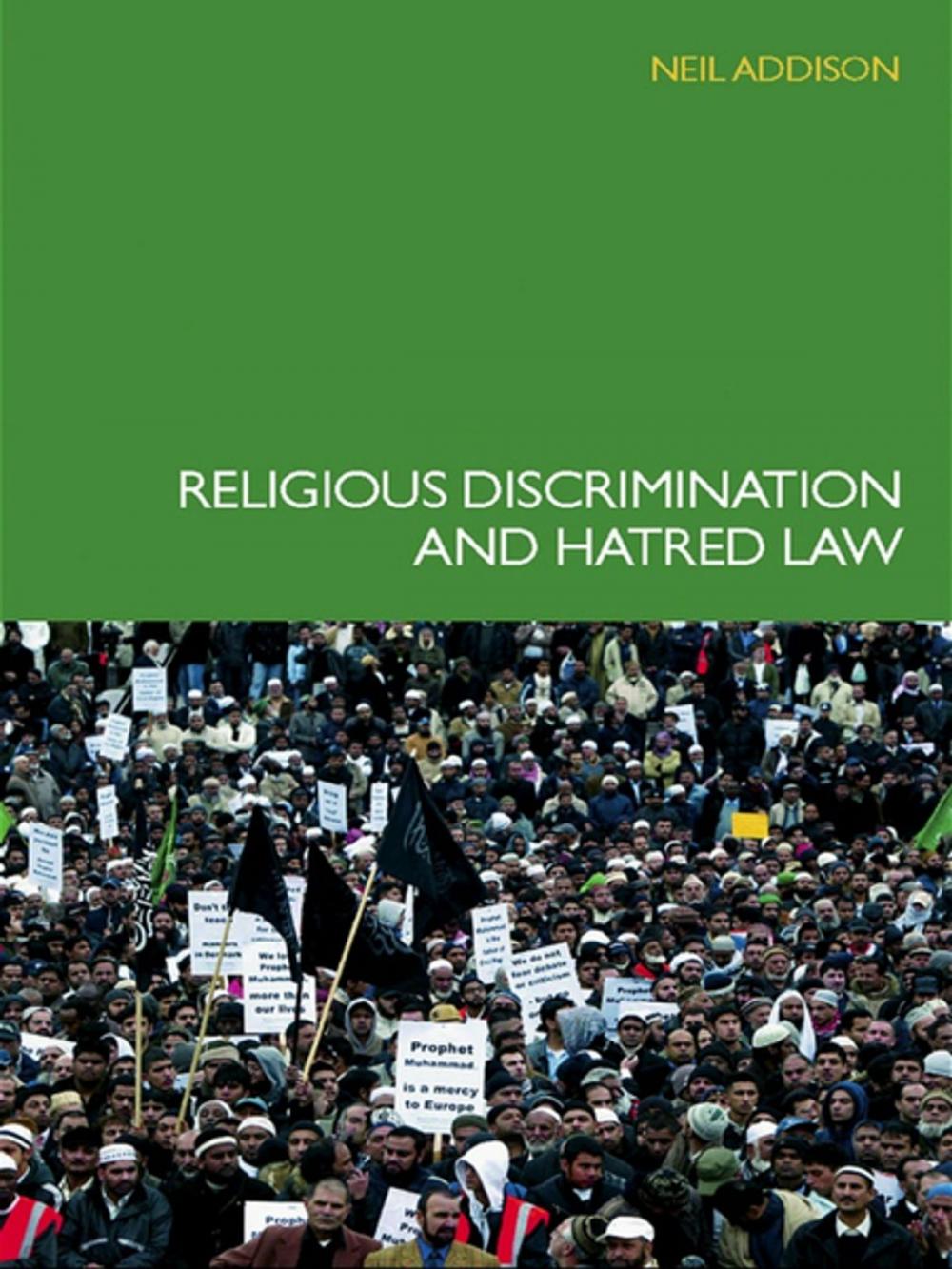 Big bigCover of Religious Discrimination and Hatred Law