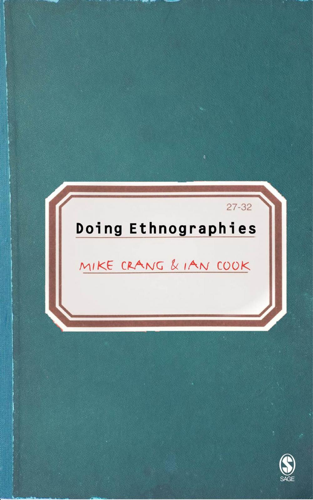 Big bigCover of Doing Ethnographies