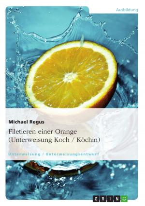 Cover of the book Filetieren einer Orange (Unterweisung Koch / Köchin) by Christoph Gardlo