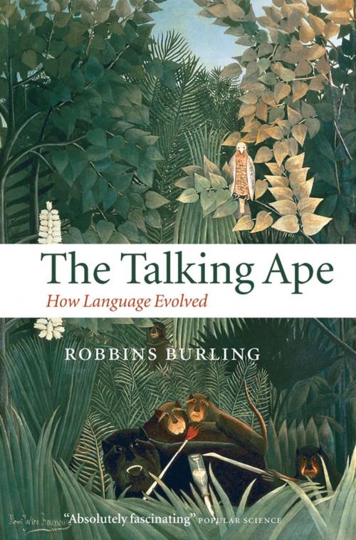 Cover of the book The Talking Ape by Robbins Burling, OUP Oxford