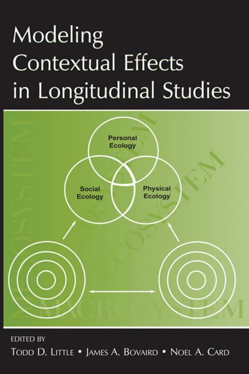 Cover of the book Modeling Contextual Effects in Longitudinal Studies by , Taylor and Francis