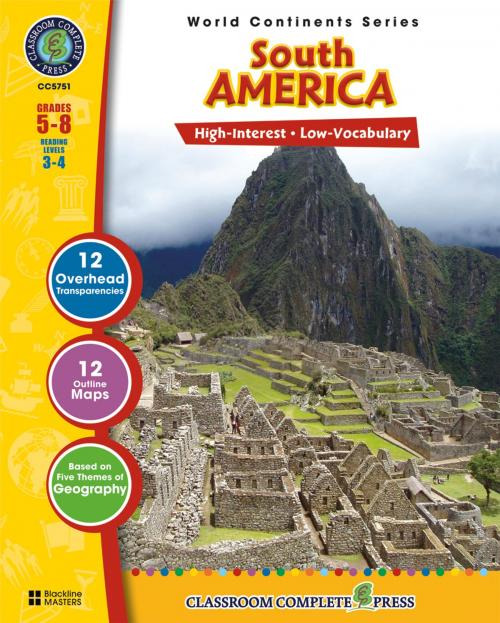 Cover of the book South America Gr. 5-8 by Irene Evagelelis, David McAleese, Classroom Complete Press Ltd