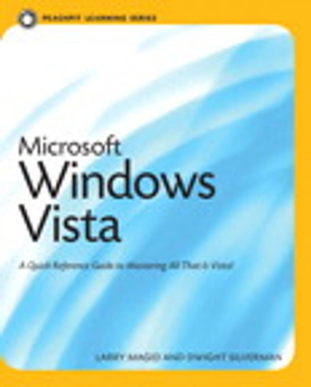 Big bigCover of Microsoft Windows Vista