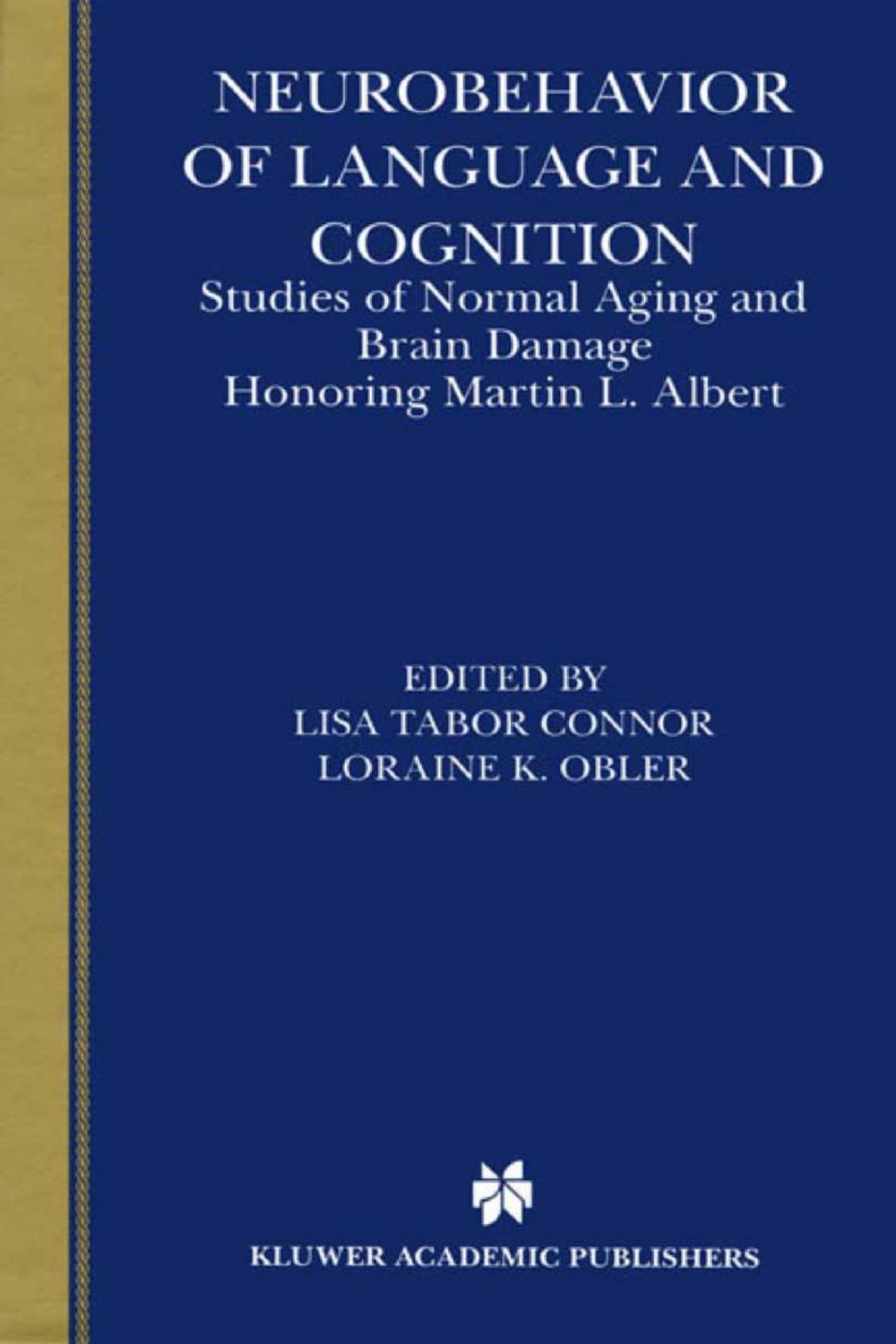 Big bigCover of Neurobehavior of Language and Cognition