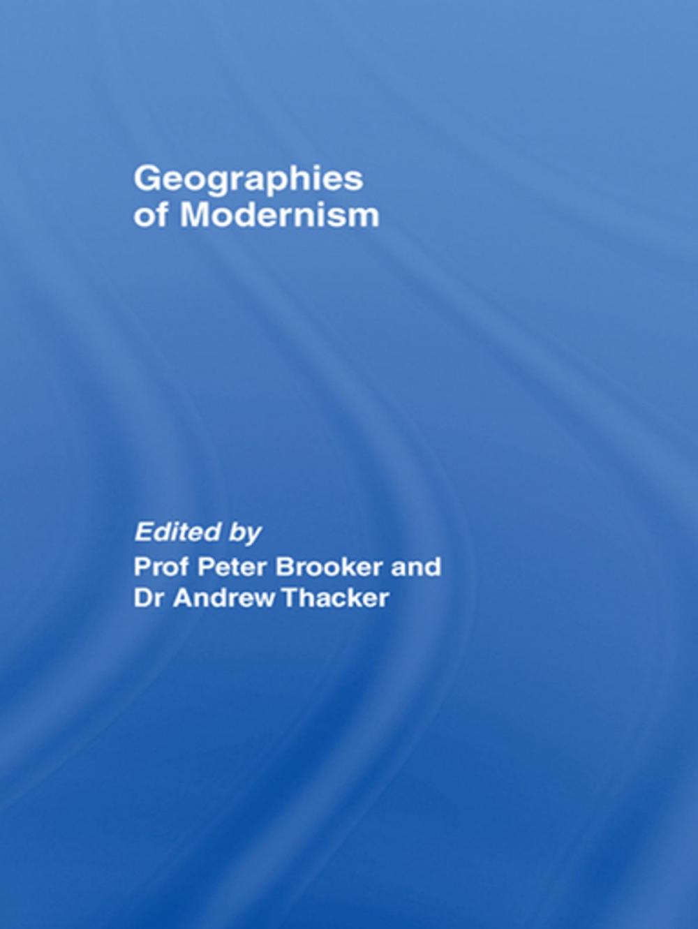 Big bigCover of Geographies of Modernism