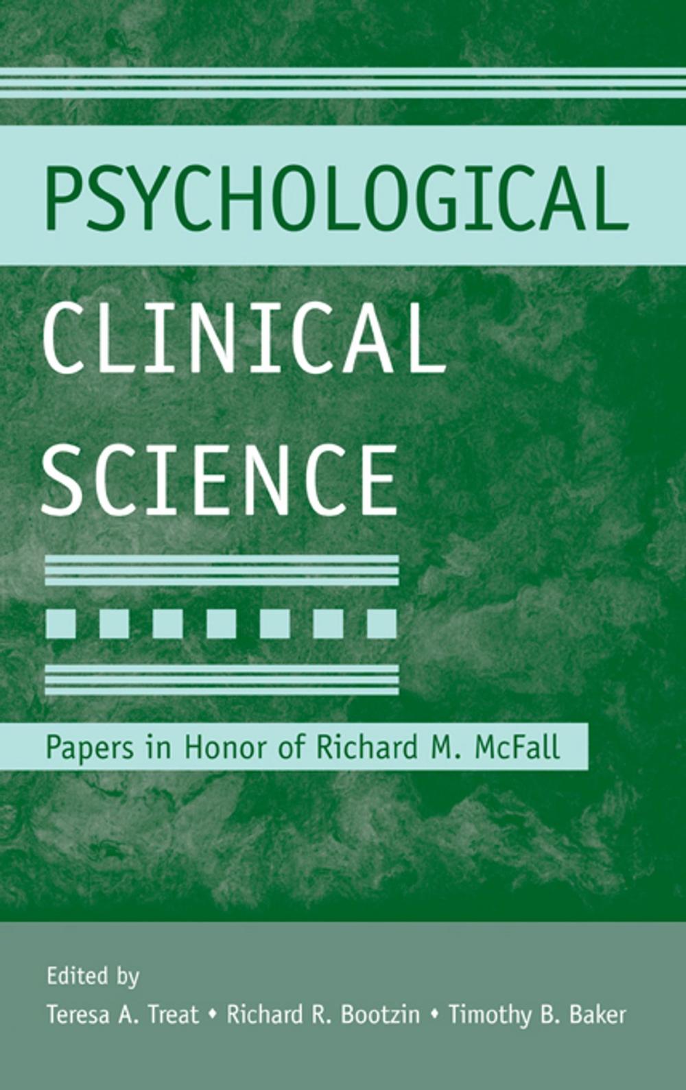 Big bigCover of Psychological Clinical Science