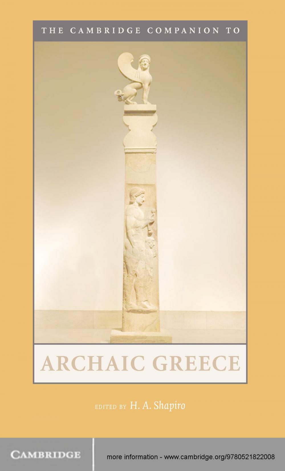 Big bigCover of The Cambridge Companion to Archaic Greece