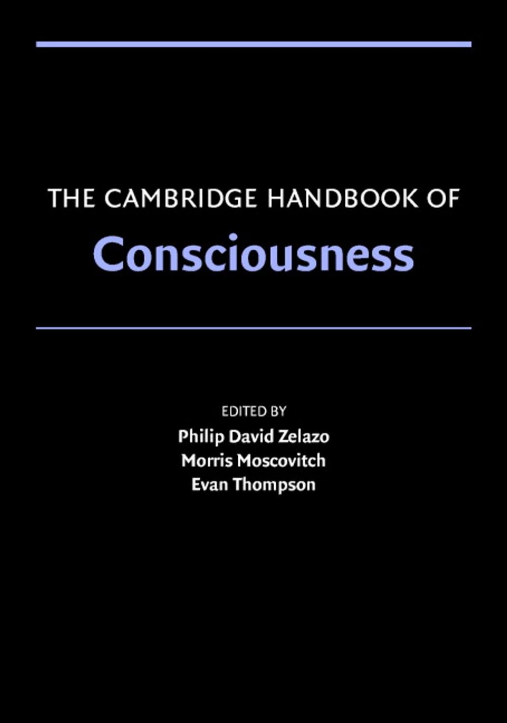 Big bigCover of The Cambridge Handbook of Consciousness