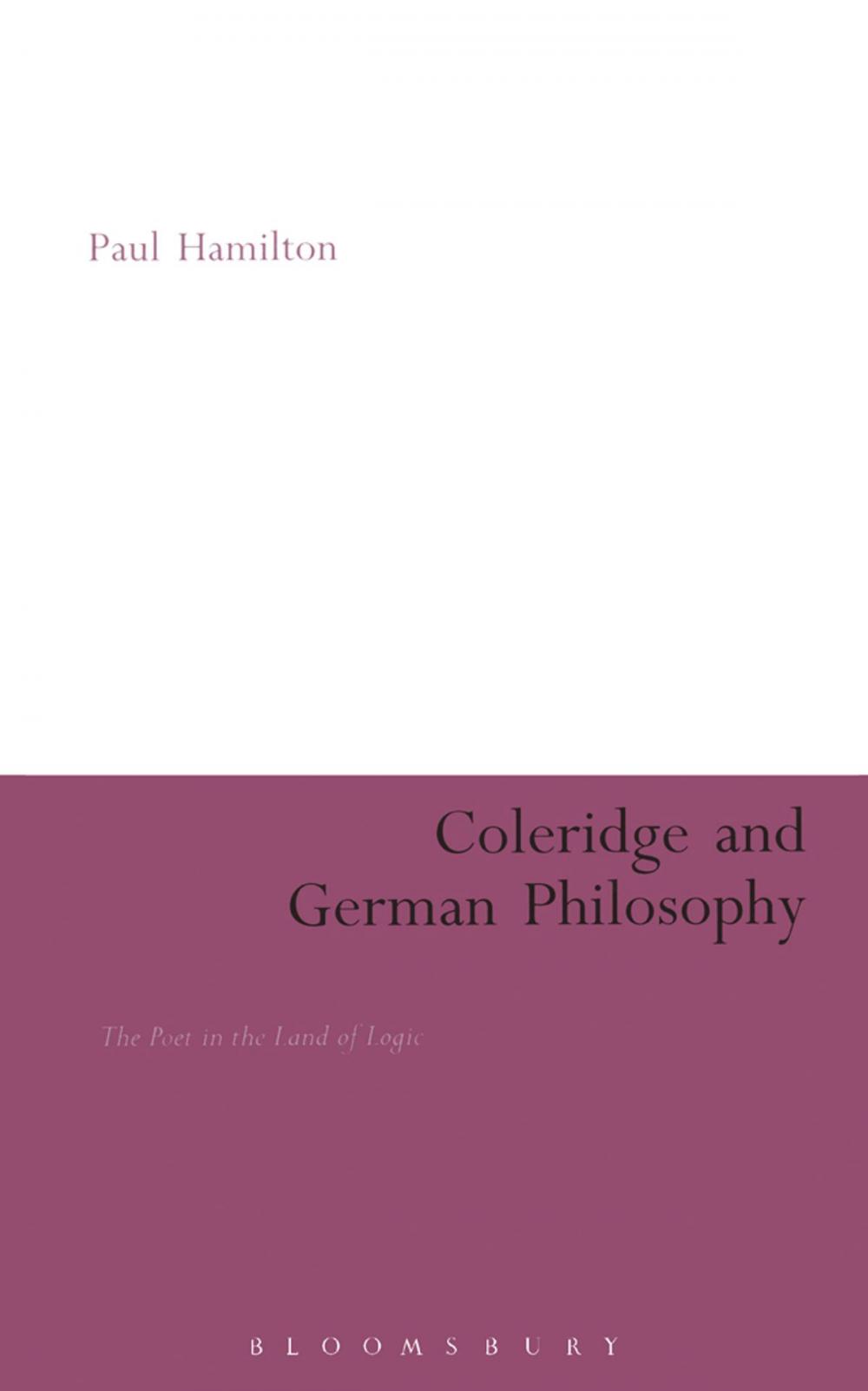 Big bigCover of Coleridge and German Philosophy