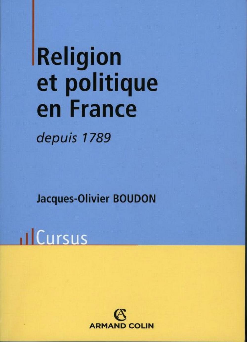 Big bigCover of Religion et politique en France depuis 1789