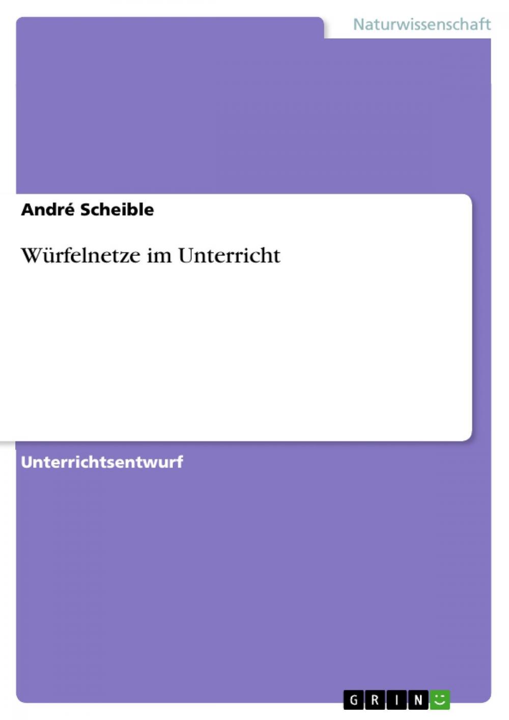 Big bigCover of Würfelnetze im Unterricht