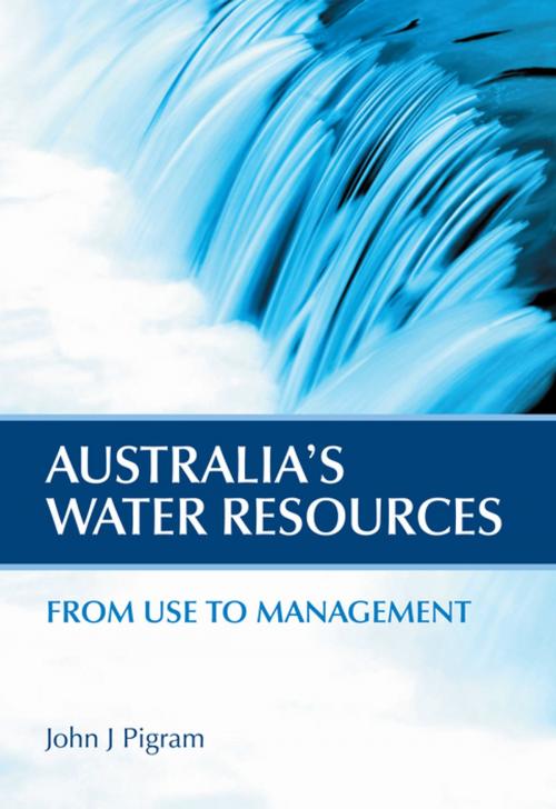 Cover of the book Australia's Water Resources by , CSIRO PUBLISHING