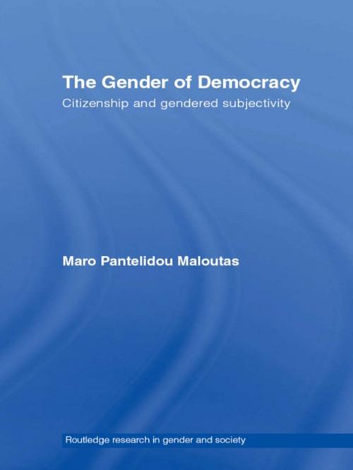 Cover of the book The Gender of Democracy by Maro Pantelidou Maloutas, Taylor and Francis