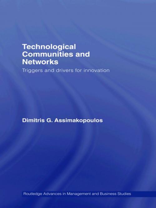 Cover of the book Technological Communities and Networks by Dimitris Assimakopoulos, Taylor and Francis