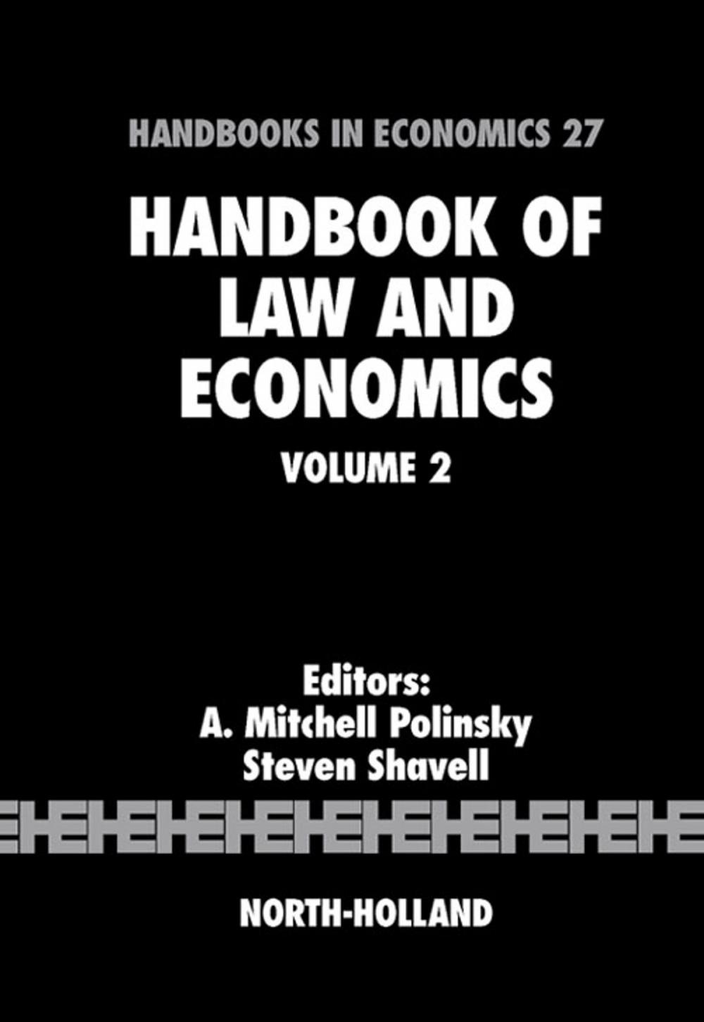 Big bigCover of Handbook of Law and Economics