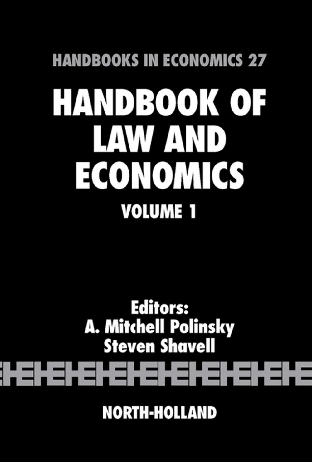 Big bigCover of Handbook of Law and Economics