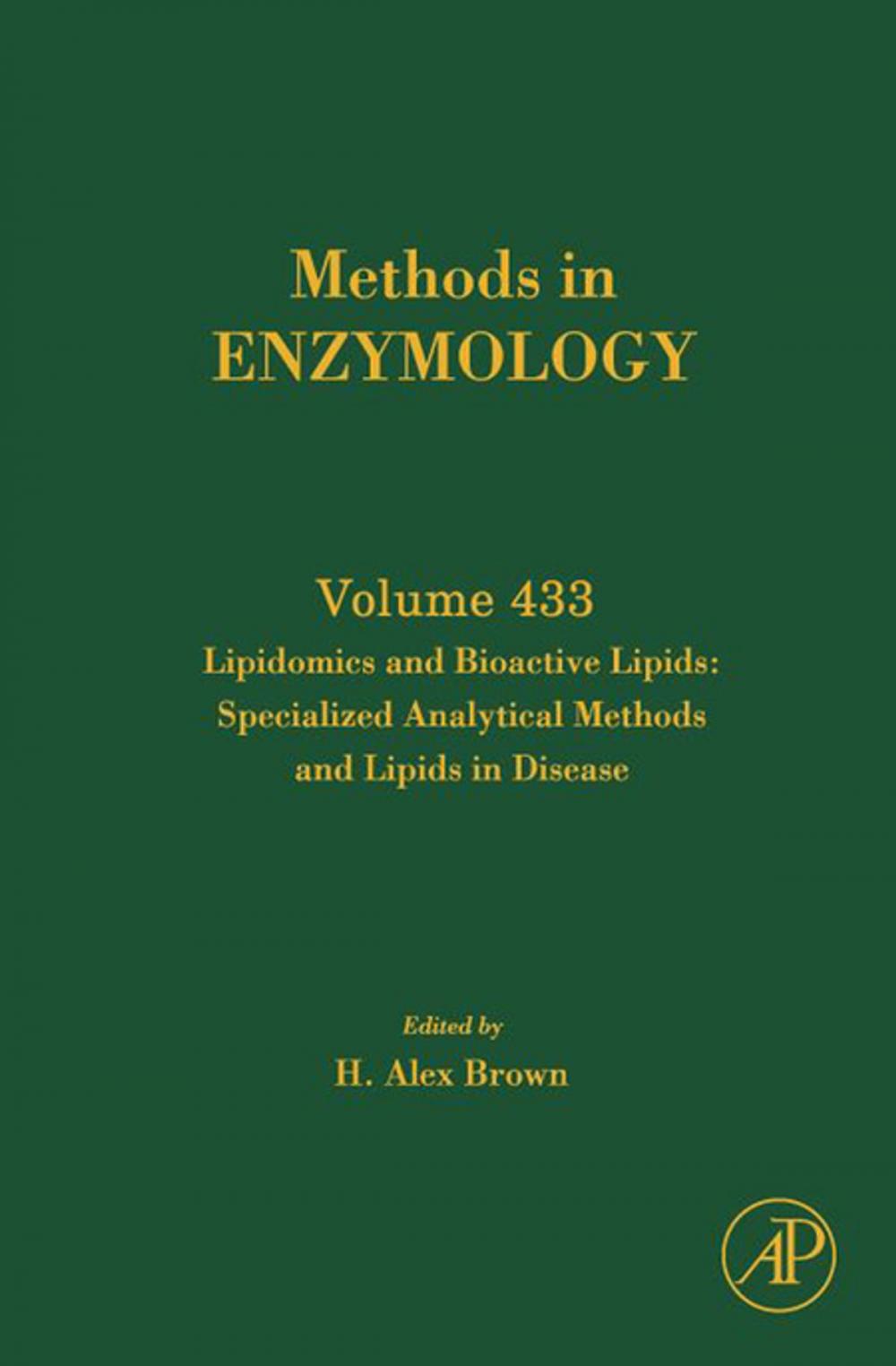 Big bigCover of Lipidomics and Bioactive Lipids: Specialized Analytical Methods and Lipids in Disease