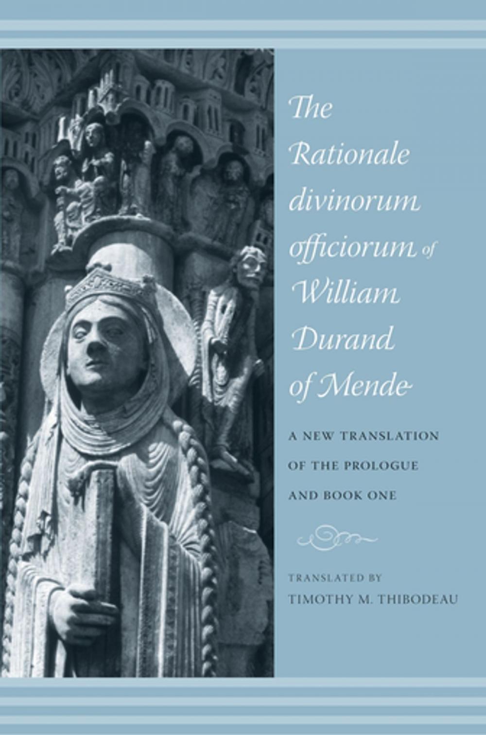 Big bigCover of The Rationale Divinorum Officiorum of William Durand of Mende