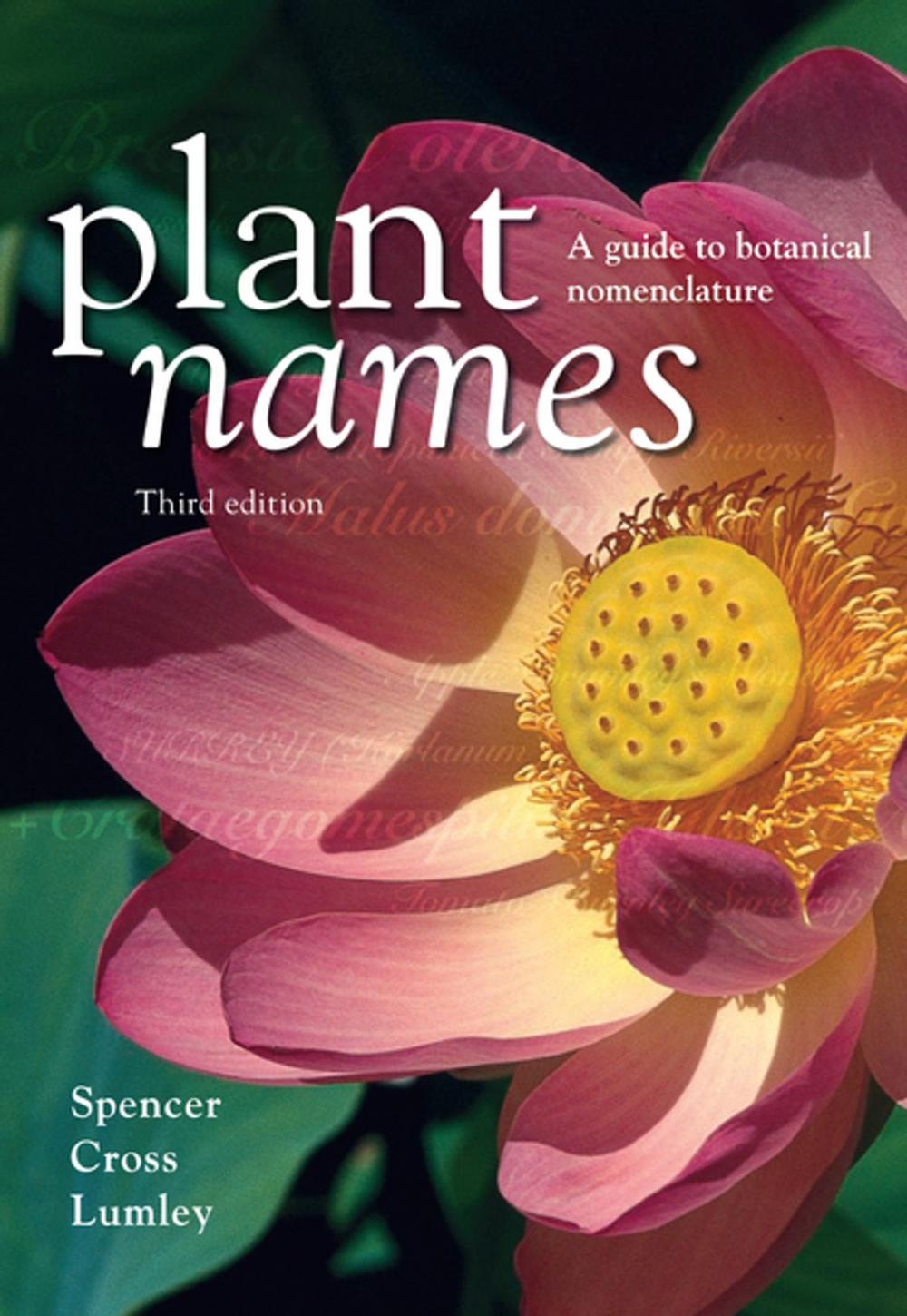 Big bigCover of Plant Names