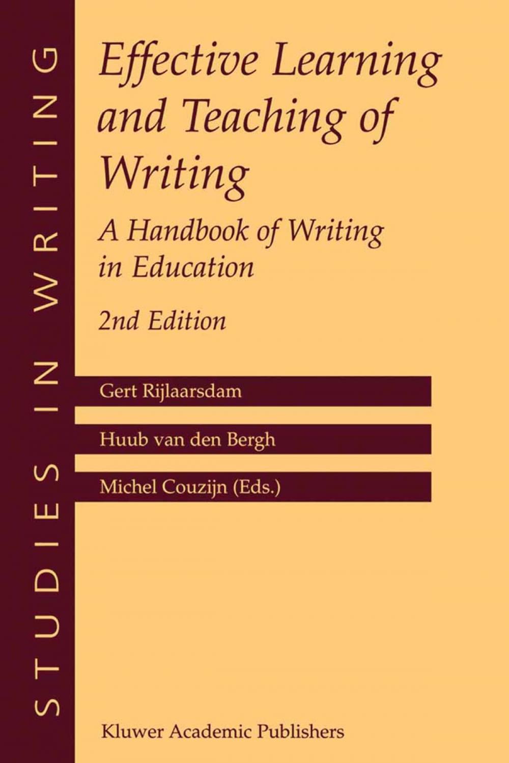 Big bigCover of Effective Learning and Teaching of Writing