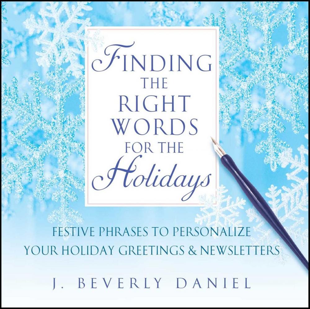 Big bigCover of Finding the Right Words for the Holidays