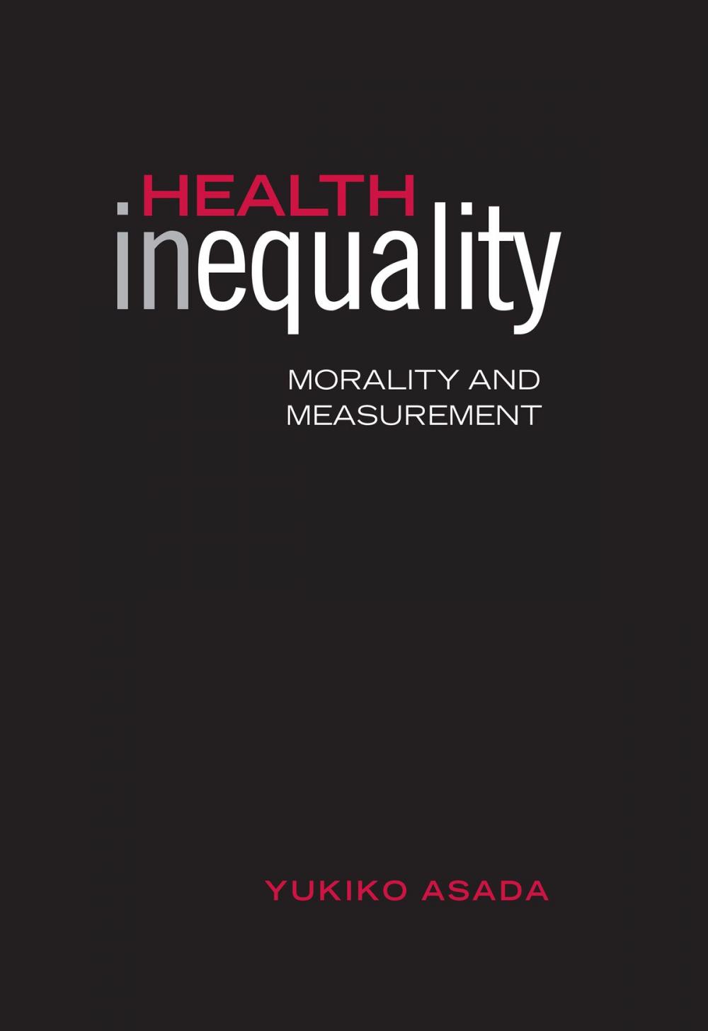 Big bigCover of Health Inequality