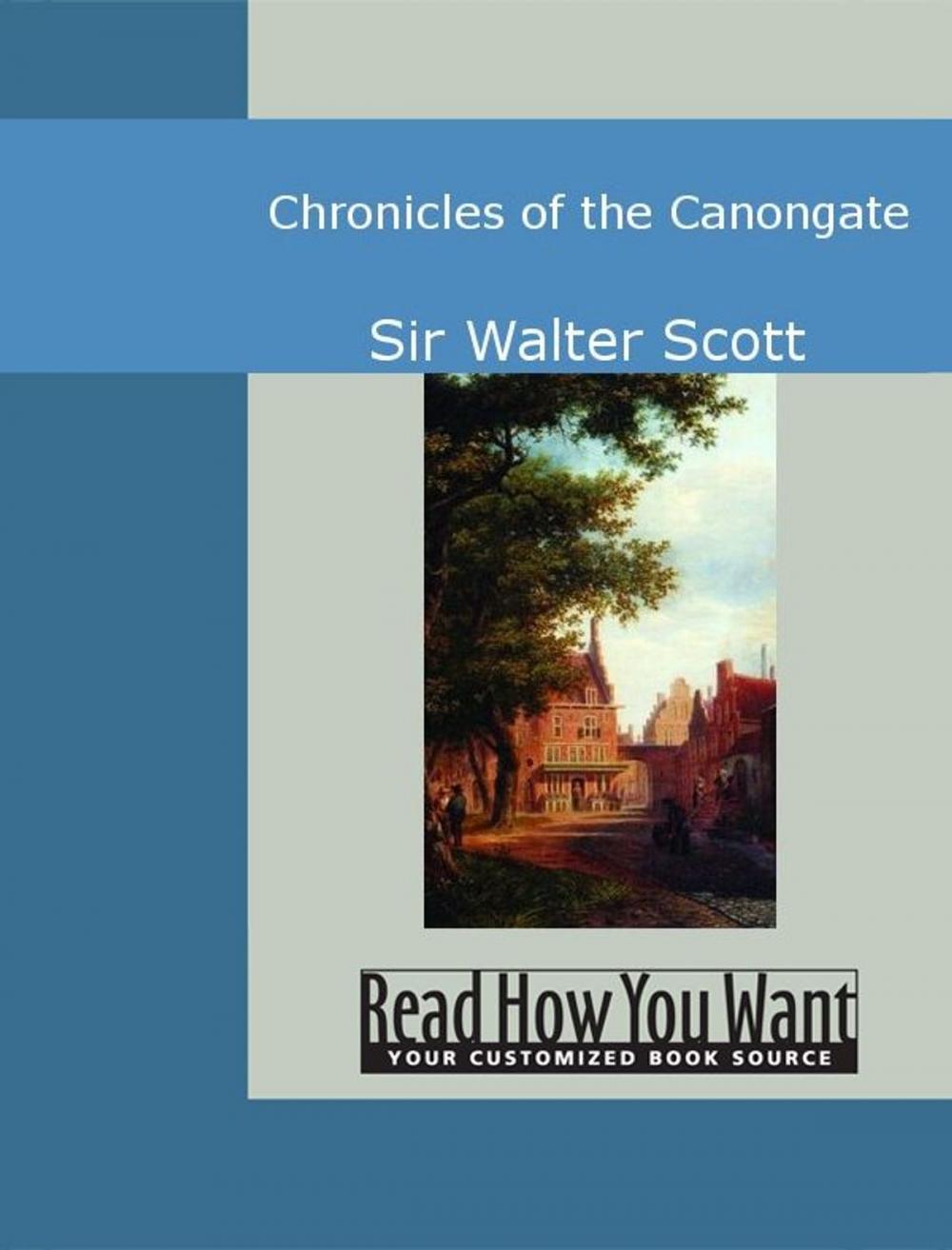 Big bigCover of Chronicles Of The Canongate