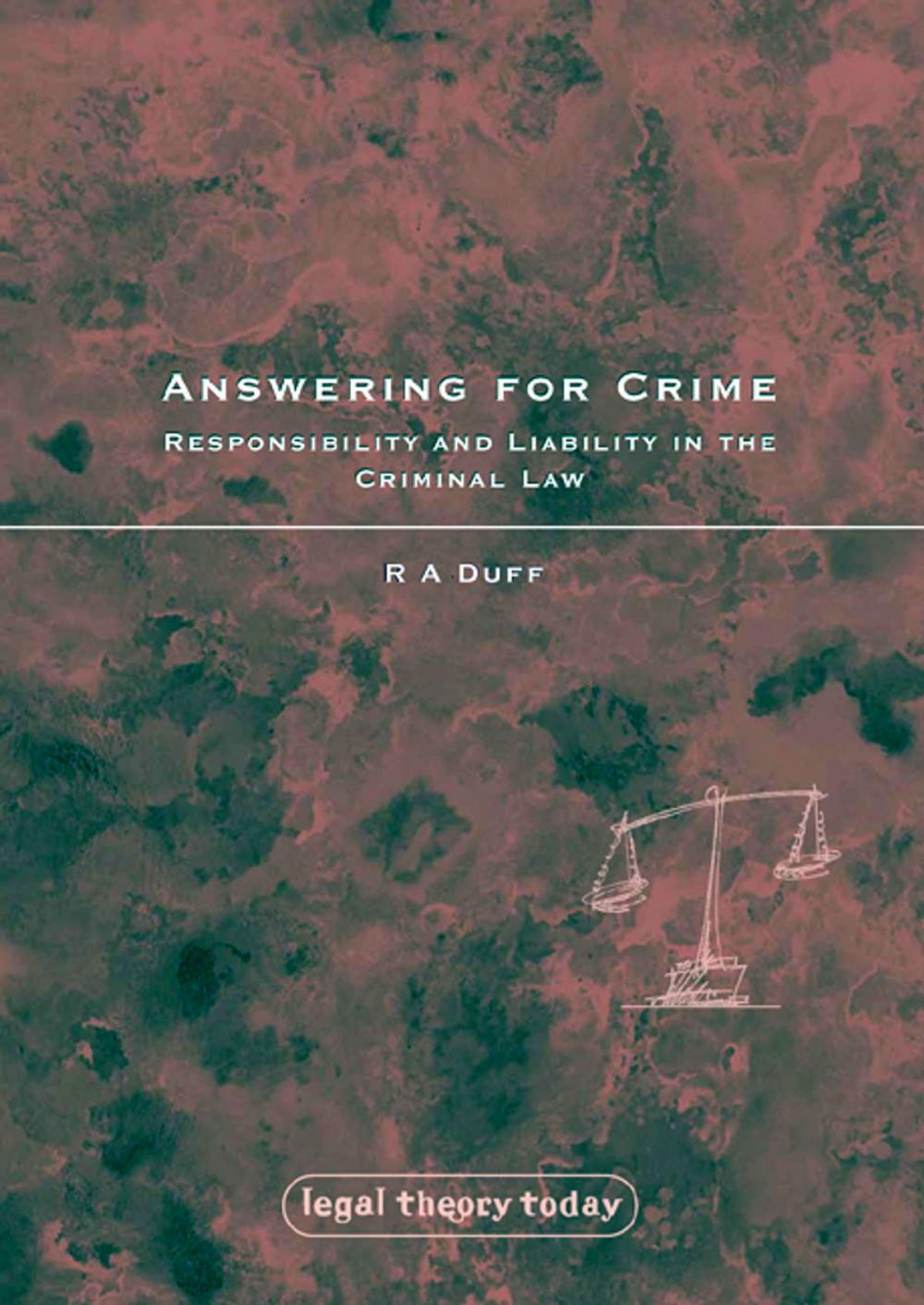 Big bigCover of Answering for Crime