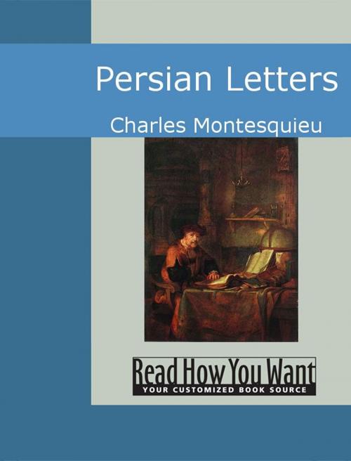 Cover of the book Persian Letters by Montesquieu, Charles, ReadHowYouWant