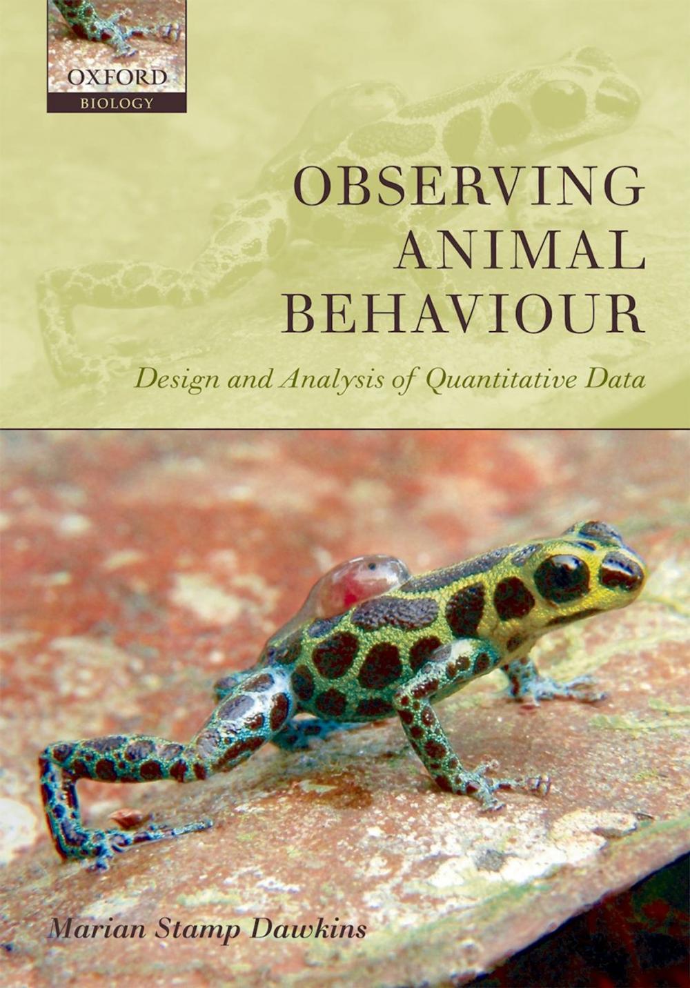 Big bigCover of Observing Animal Behaviour