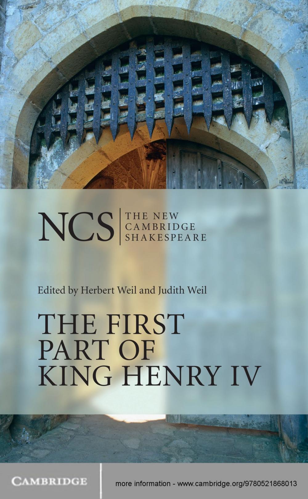 Big bigCover of The First Part of King Henry IV