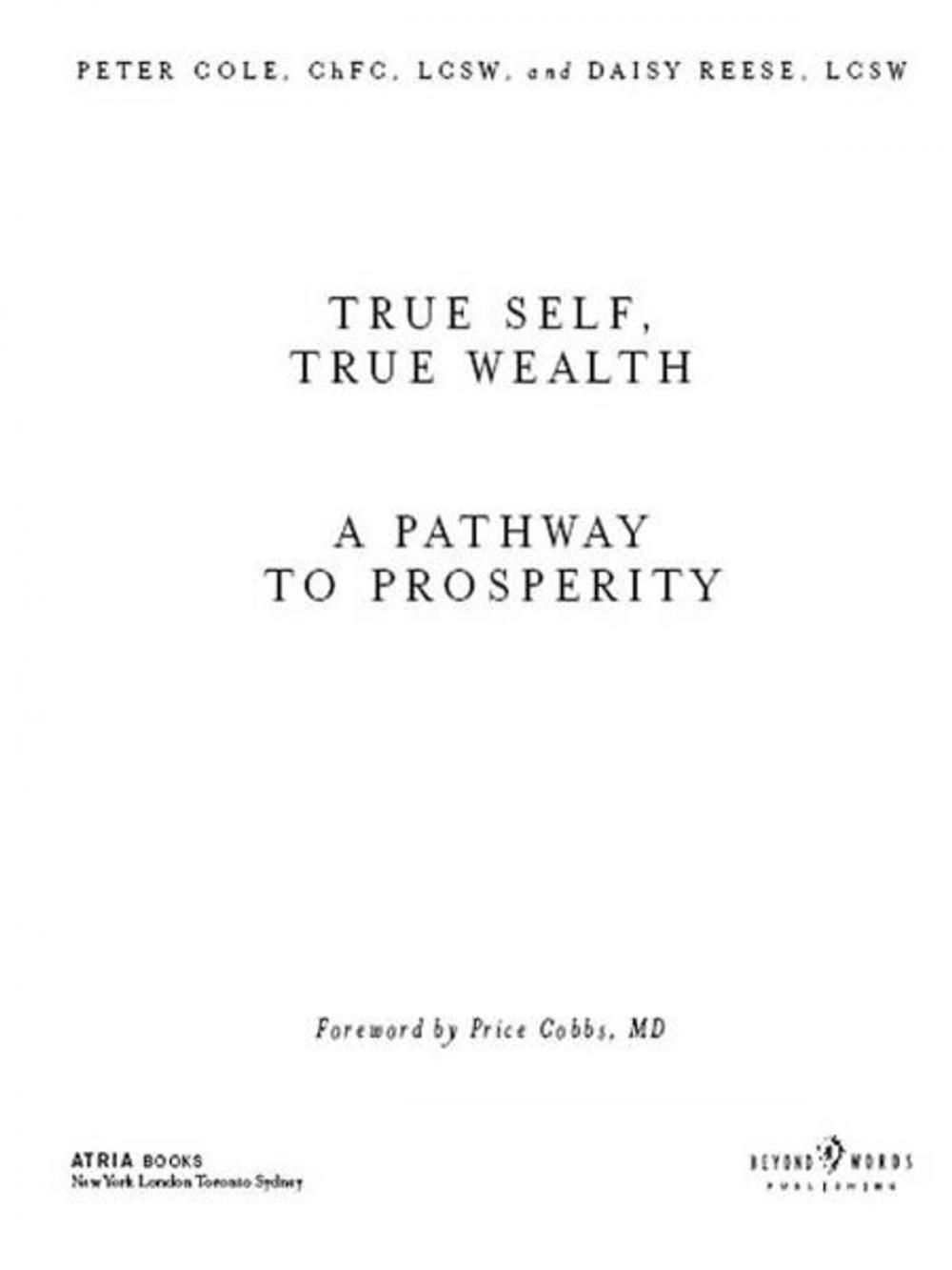 Big bigCover of True Self, True Wealth