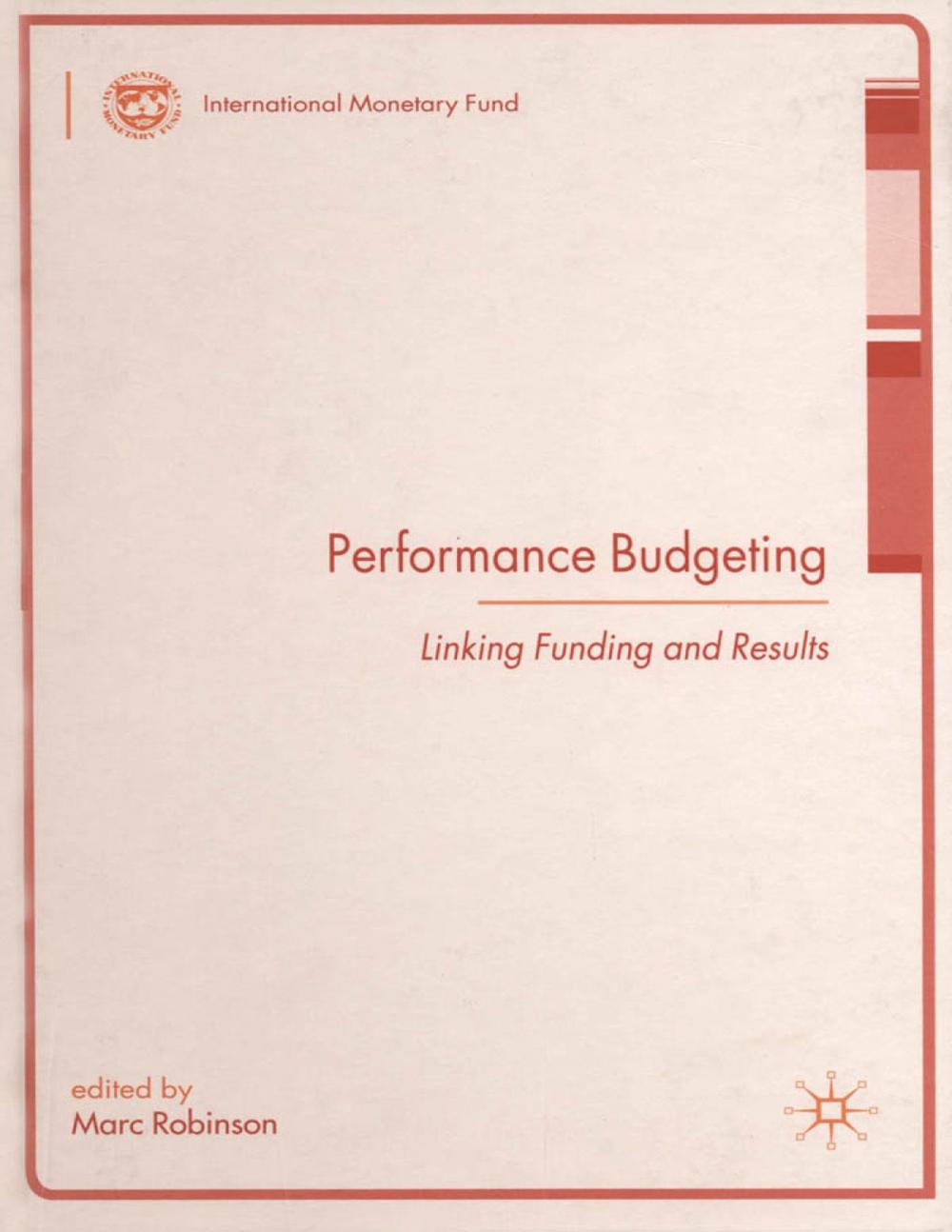 Big bigCover of Performance Budgeting: Linking Funding and Results