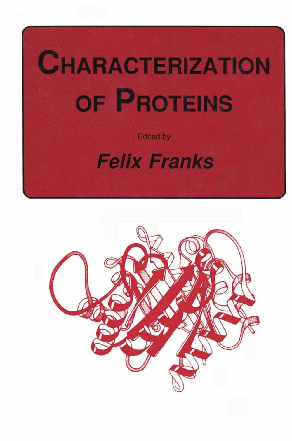 Big bigCover of Characterization of Proteins