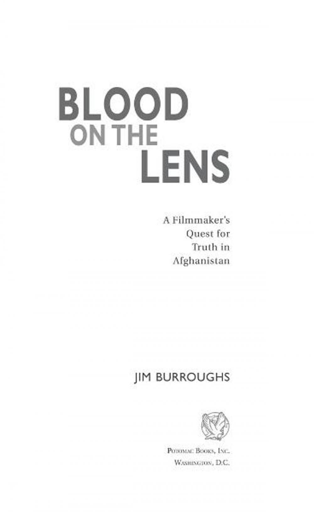 Big bigCover of Blood on the Lens