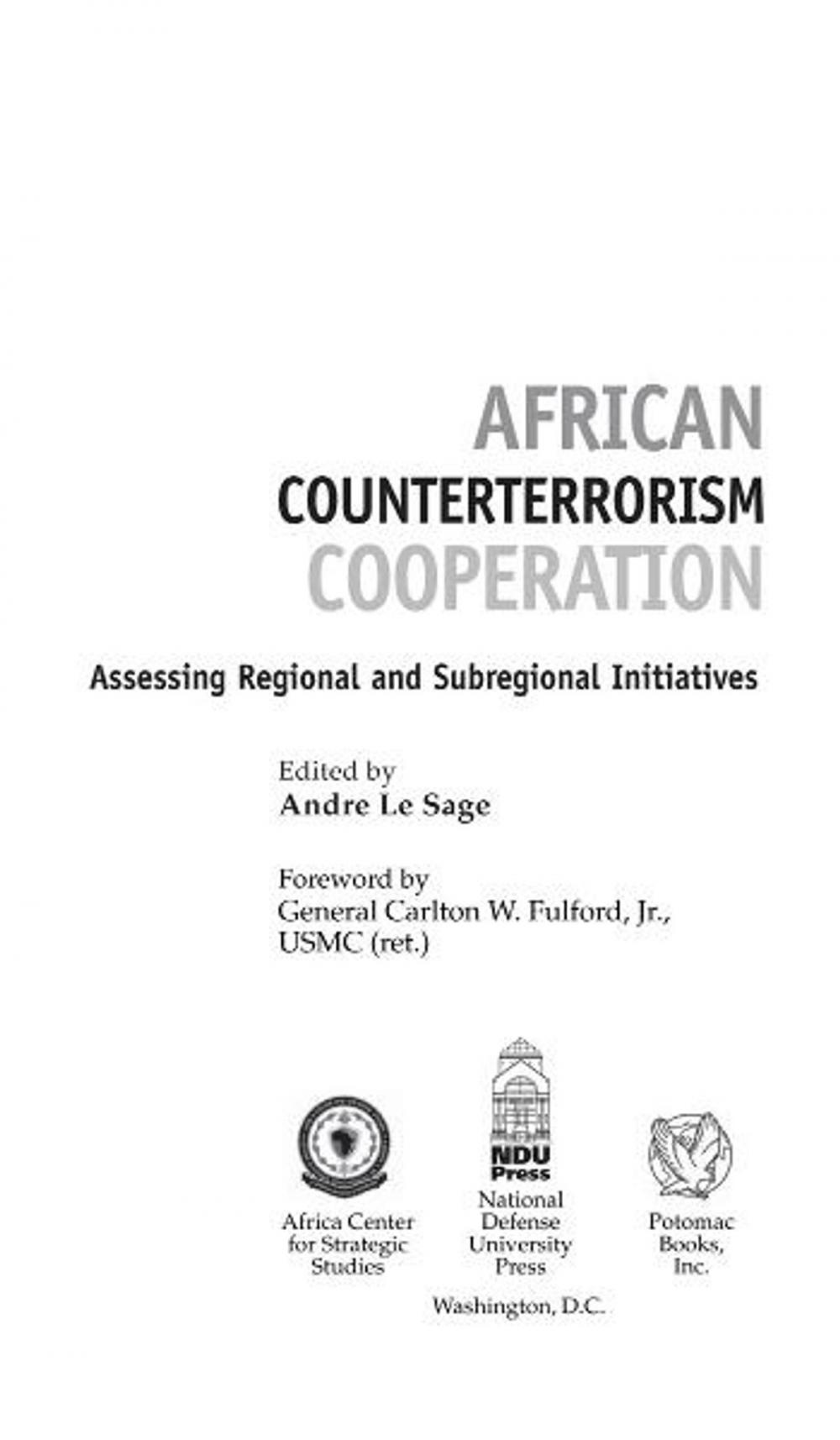 Big bigCover of African Counterterrorism Cooperation